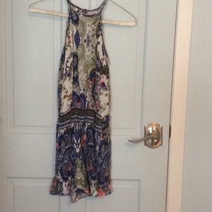 Paisley halter romper